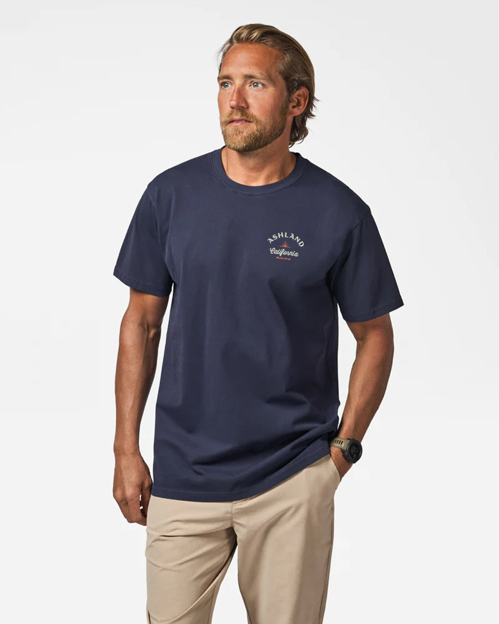 Ashland Jackson Premium Tee Navy Tees The Sauce Basics
