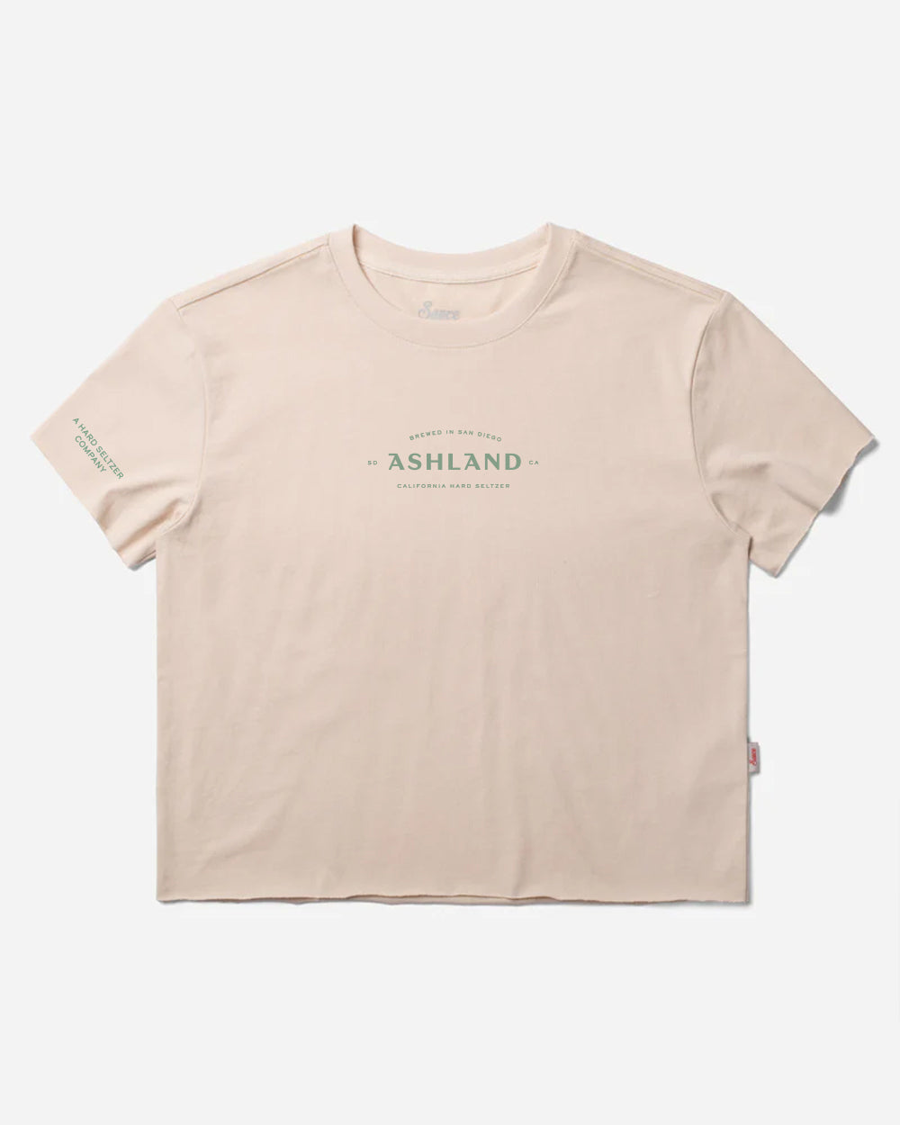Ashland Ella Crop Tee Bone Tees The Sauce Basics