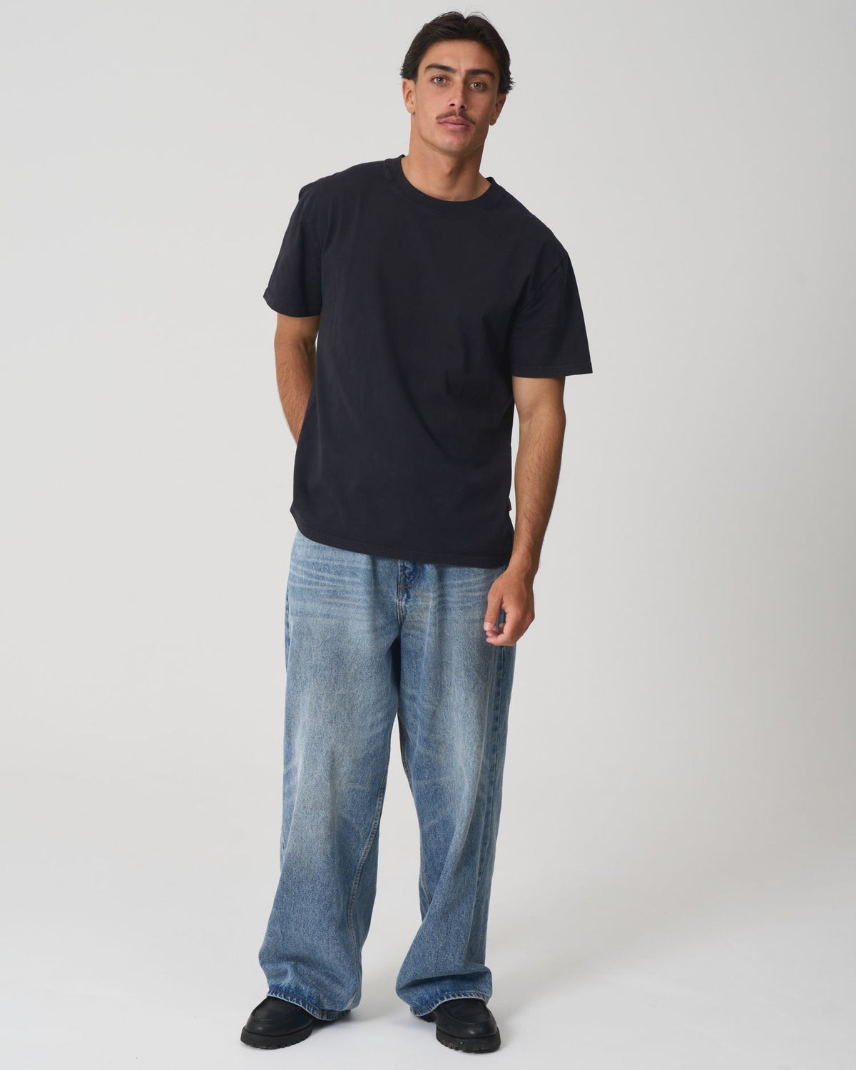 Miami Relaxed Unisex Tee Black
