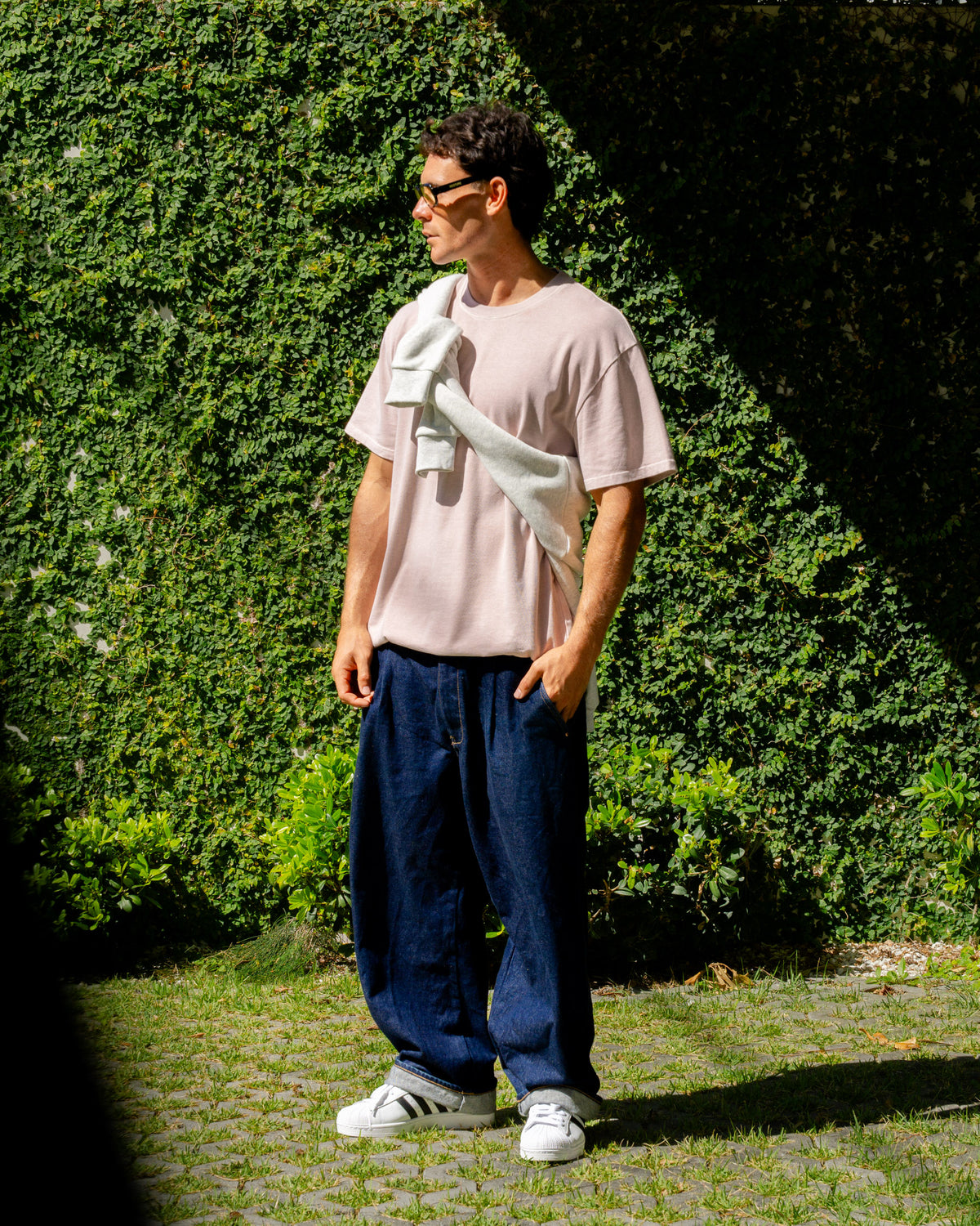 Austin Relaxed Unisex Tee Dusty Pink