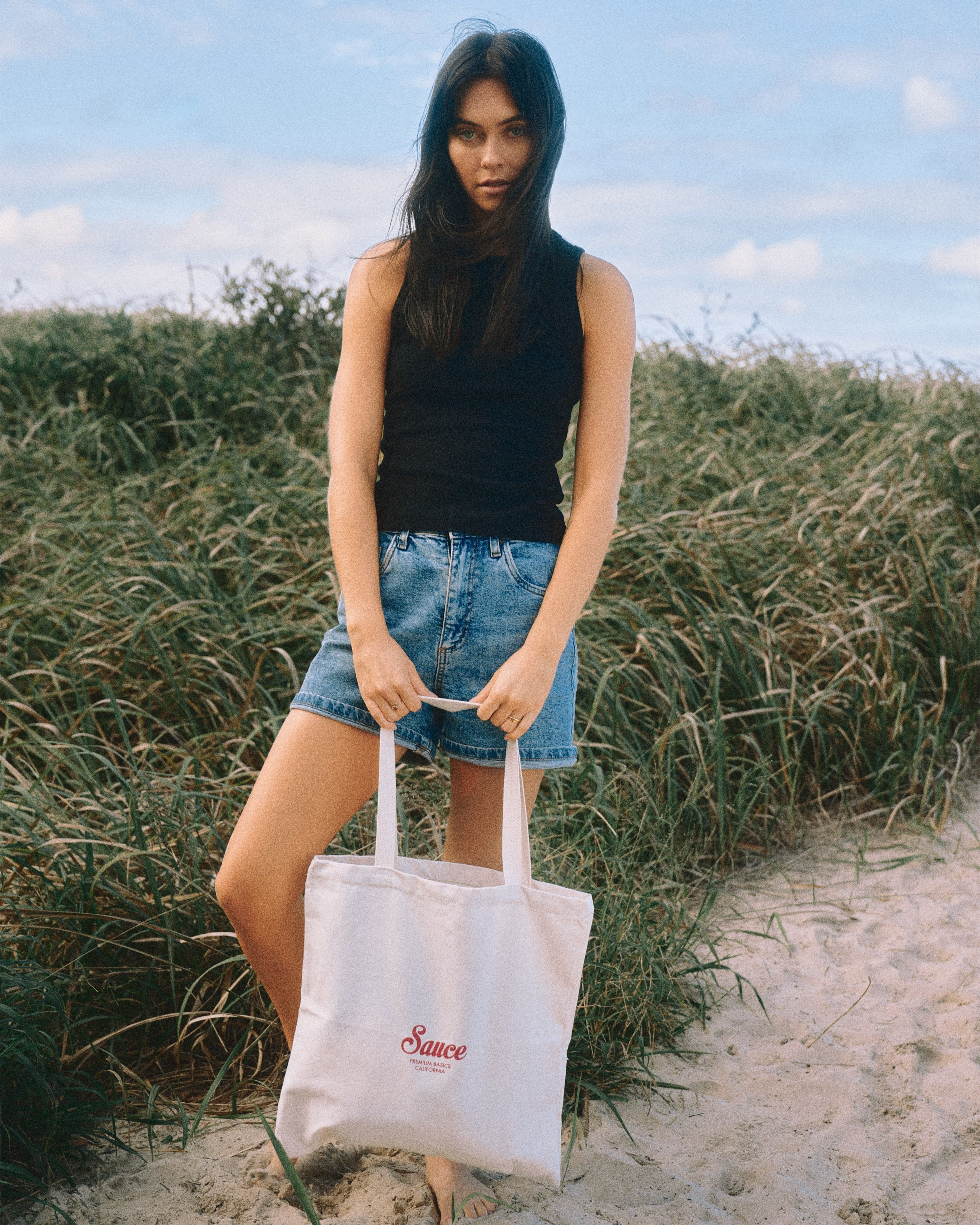 Holly Rib Contour Tank Black Tanks The Sauce Basics