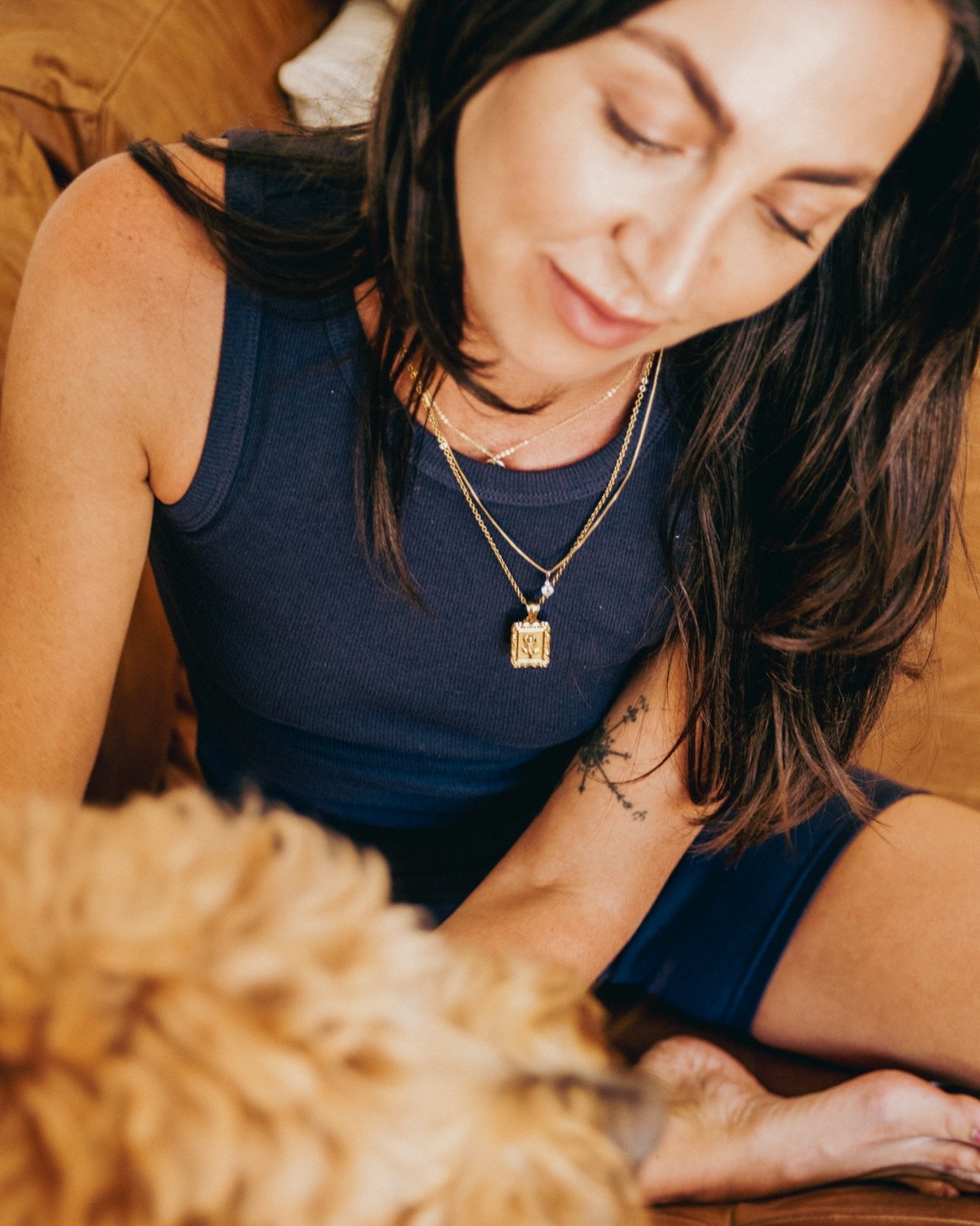 Holly Rib Contour Tank Navy Tanks The Sauce Basics