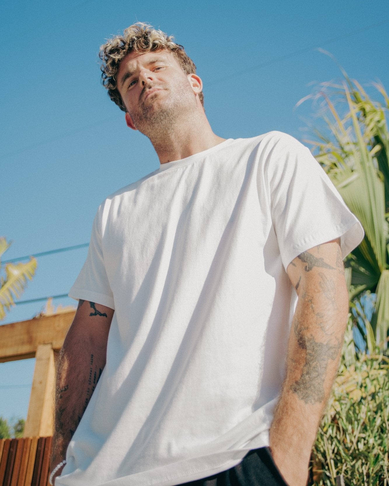 Coastal Tee White Tees The Sauce Basics