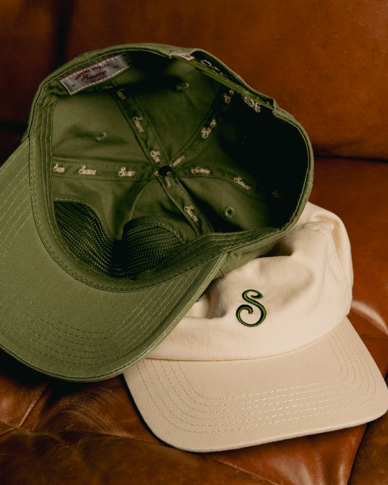 S Logo 5 Panel Cap Hats The Sauce Basics