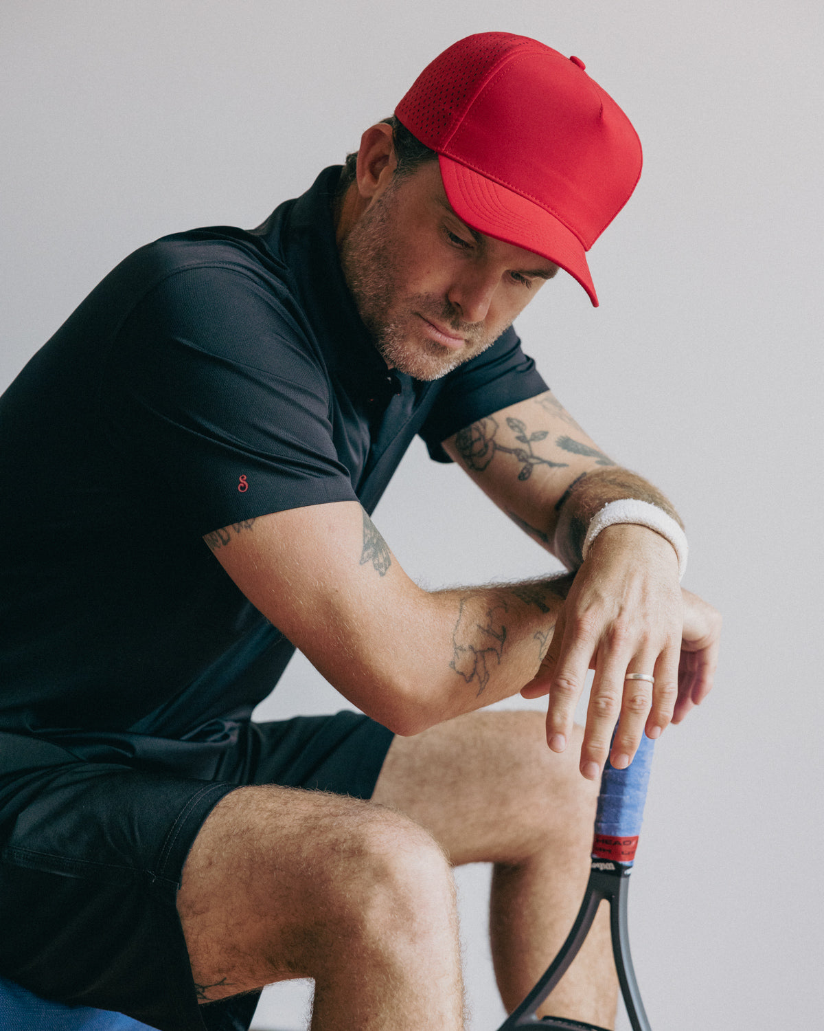 AIRlite Performance Polo Black Polos The Sauce Basics