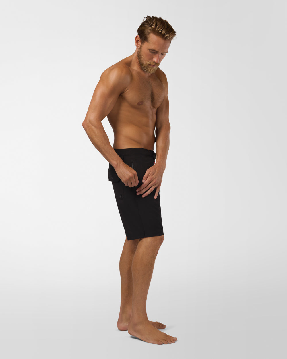 Walker Hybrid Short Black Shorts The Sauce Basics