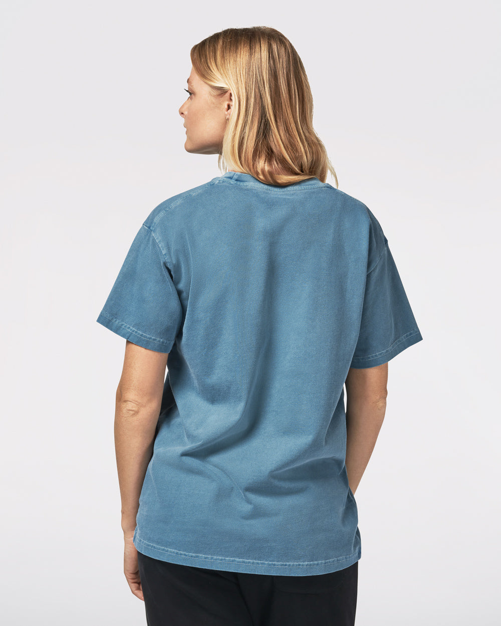 Coastal Tee Petrol Blue Tees The Sauce Basics