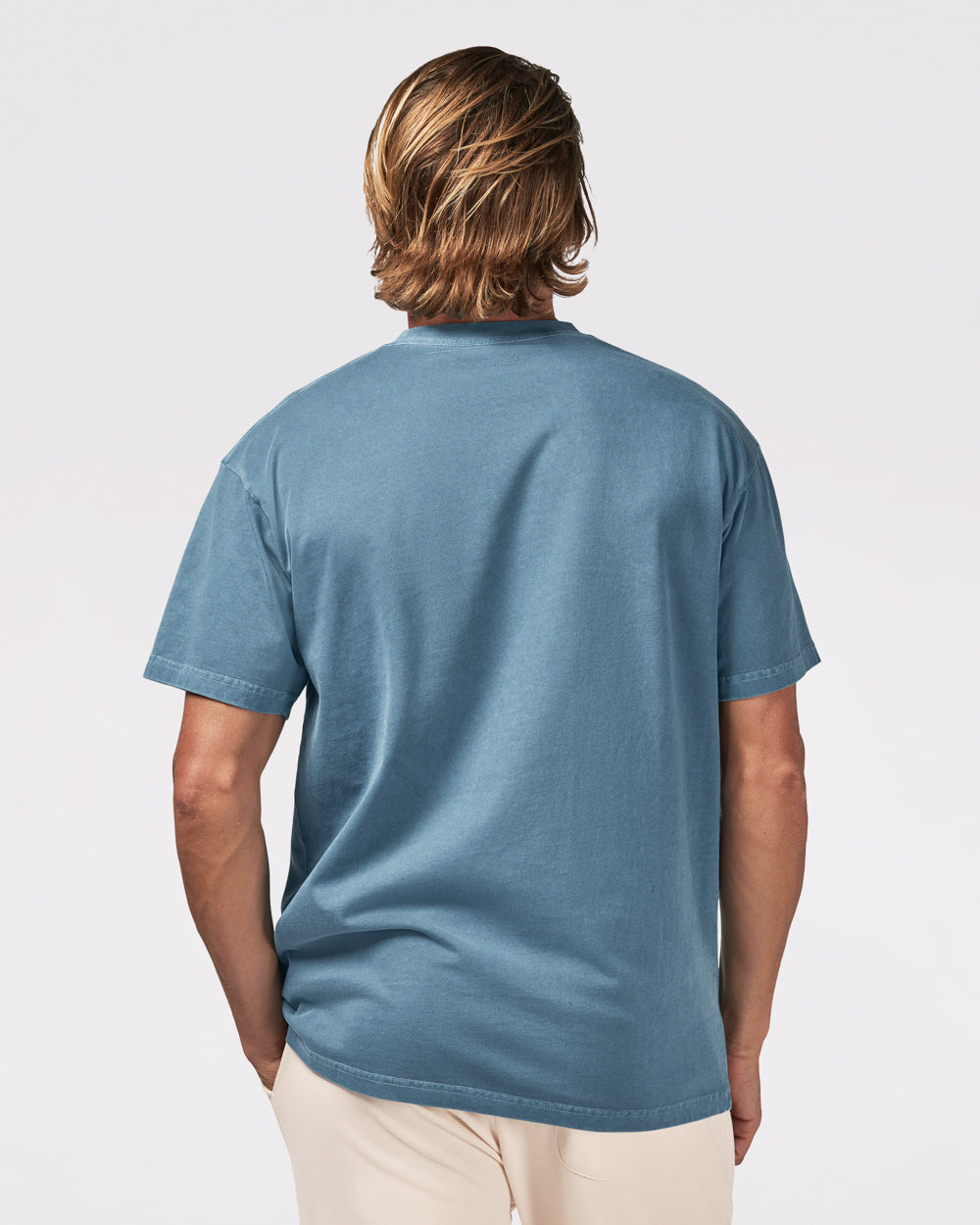 Coastal Tee Petrol Blue Tees The Sauce Basics