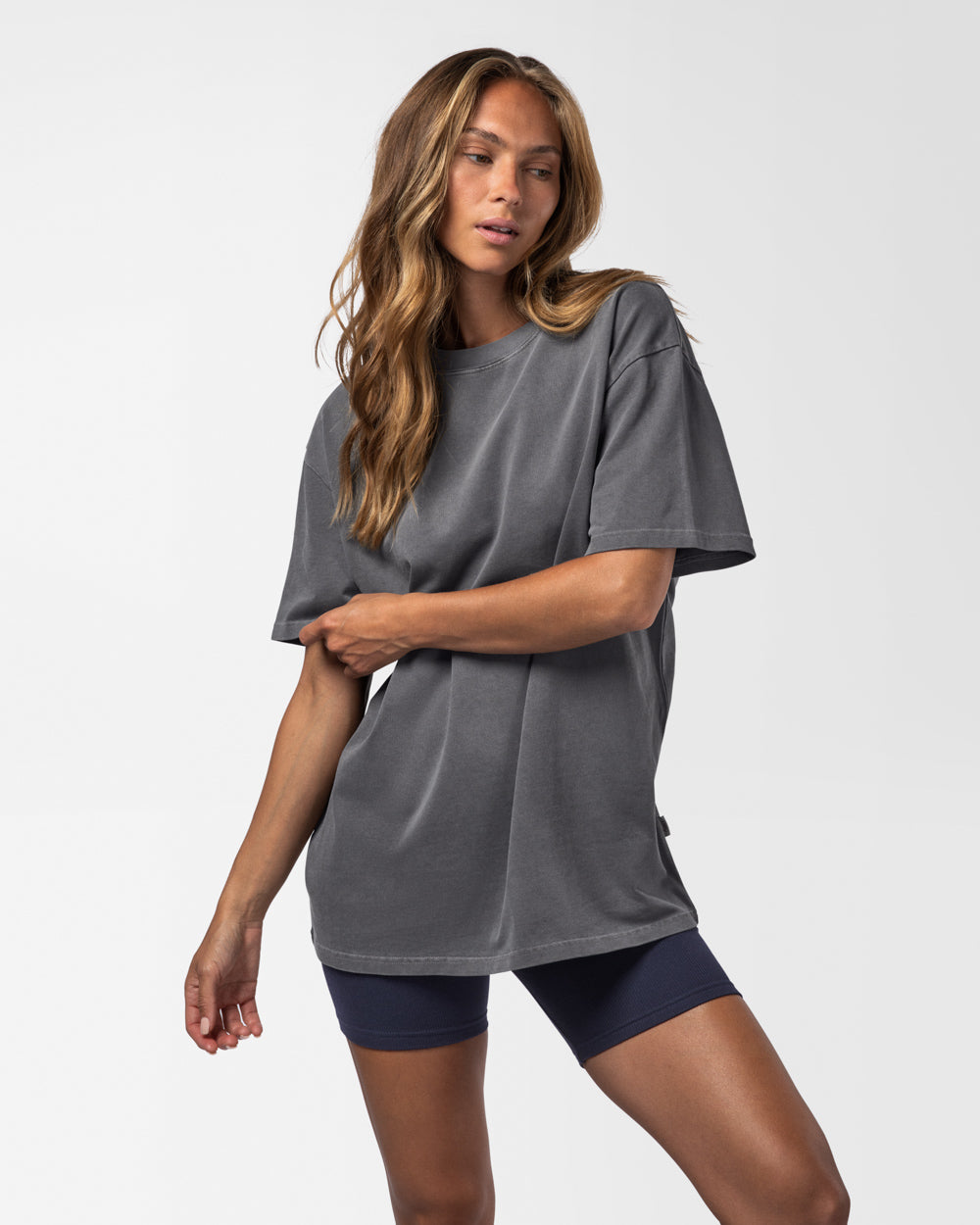 Austin Relaxed Unisex Tee Charcoal