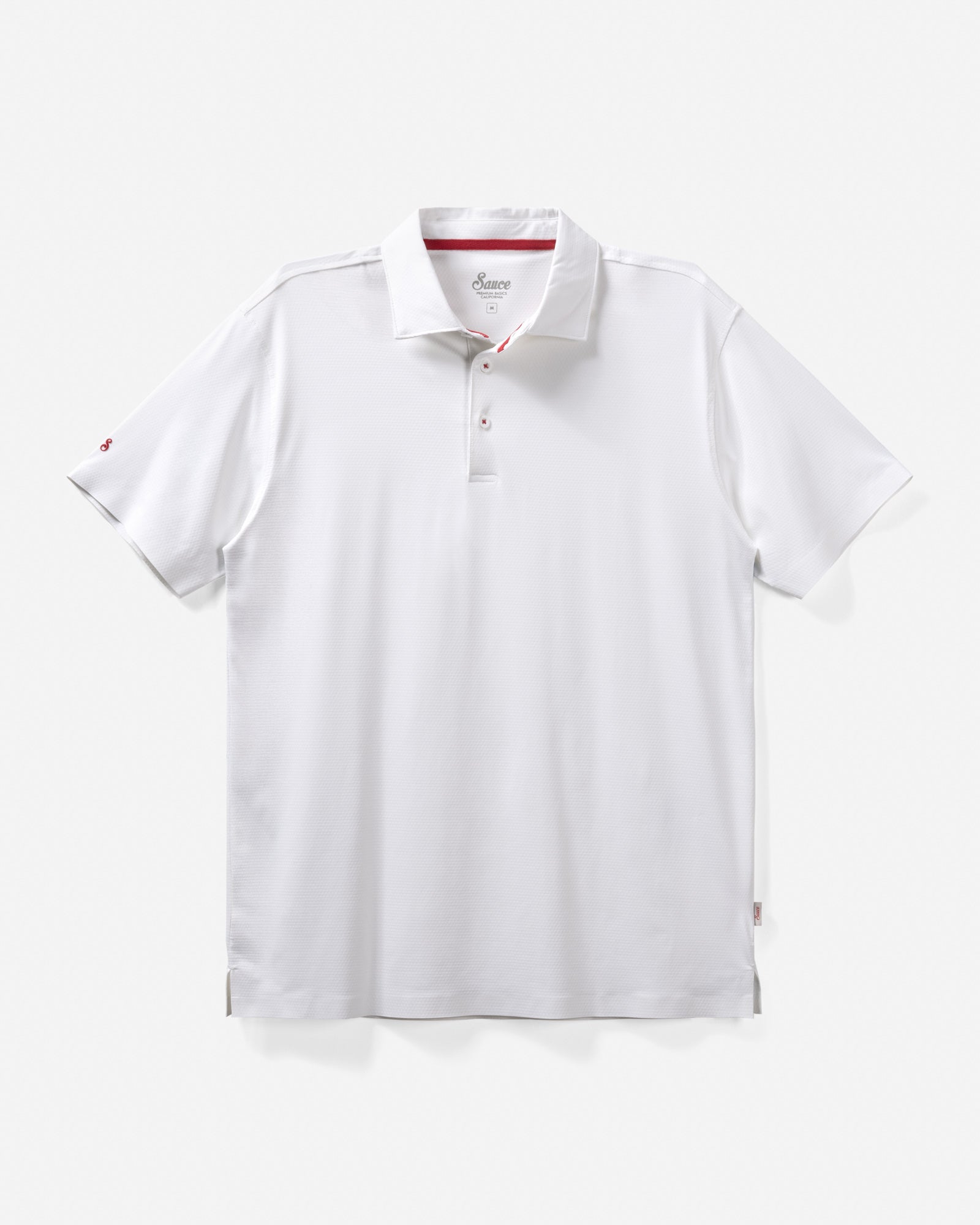AIRlite SS Performance Polo White Polos The Sauce Basics