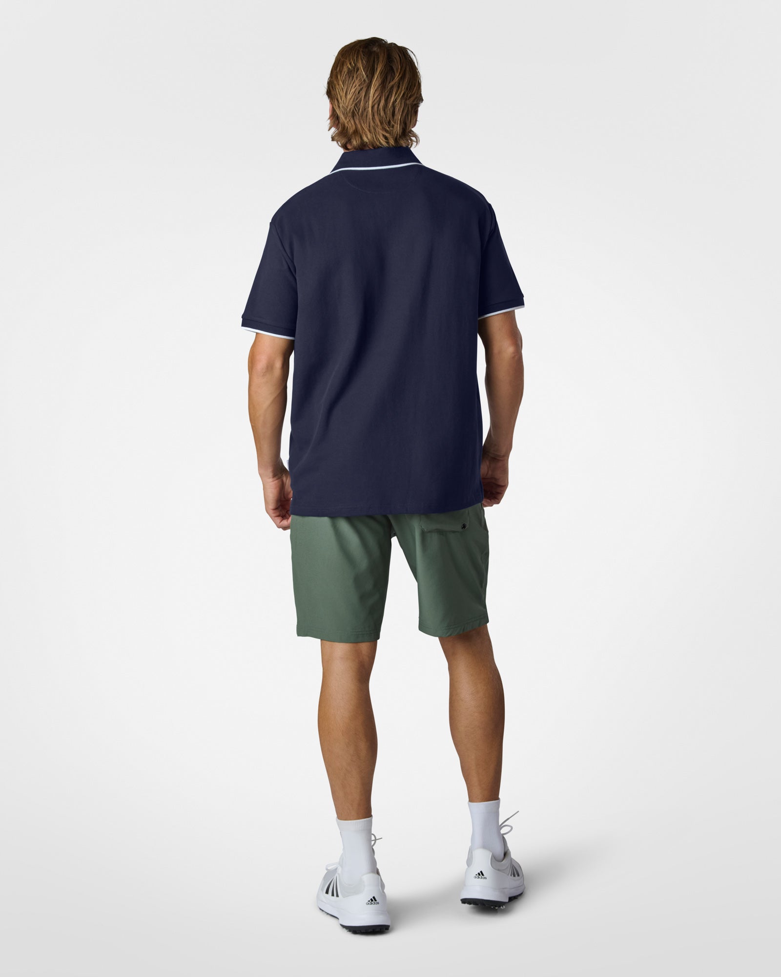 Classic Pique SS Polo Navy Polos The Sauce Basics