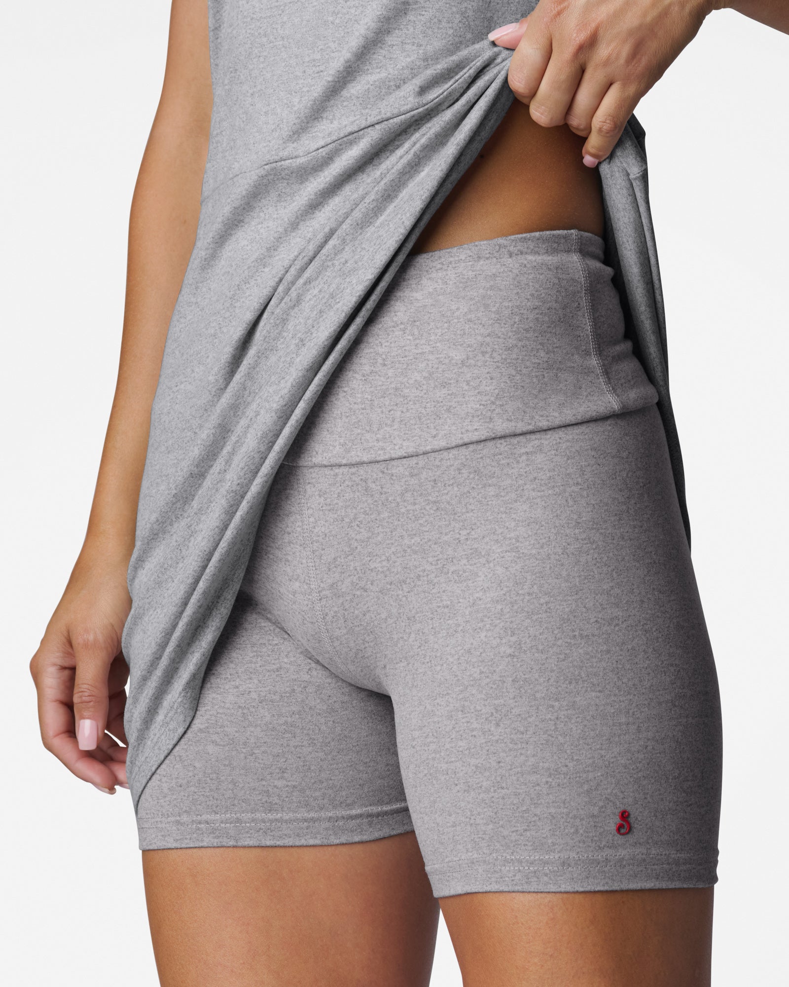 Torrey Performance Dress & Short Heather Grey Dresses The Sauce Basics