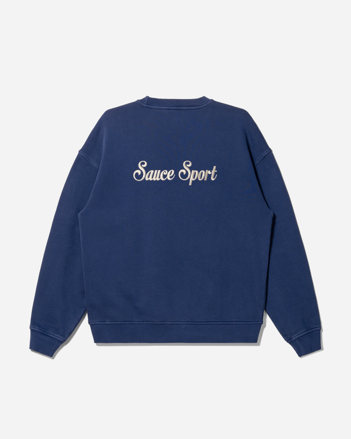Sauce Sport Unisex Crew Sweater Washed Blue