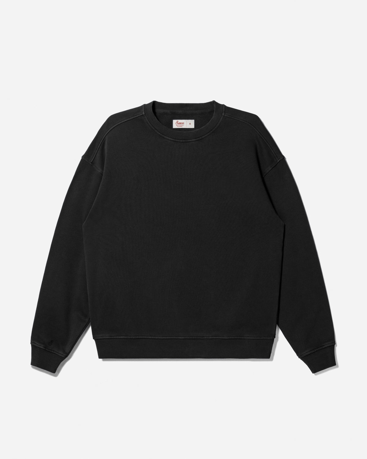 Chilli Unisex Crew Sweater Washed Black