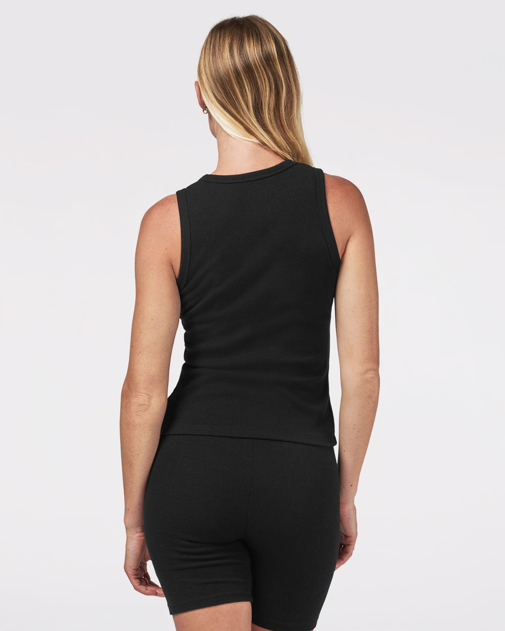 Holly Rib Contour Tank Black Tanks The Sauce Basics