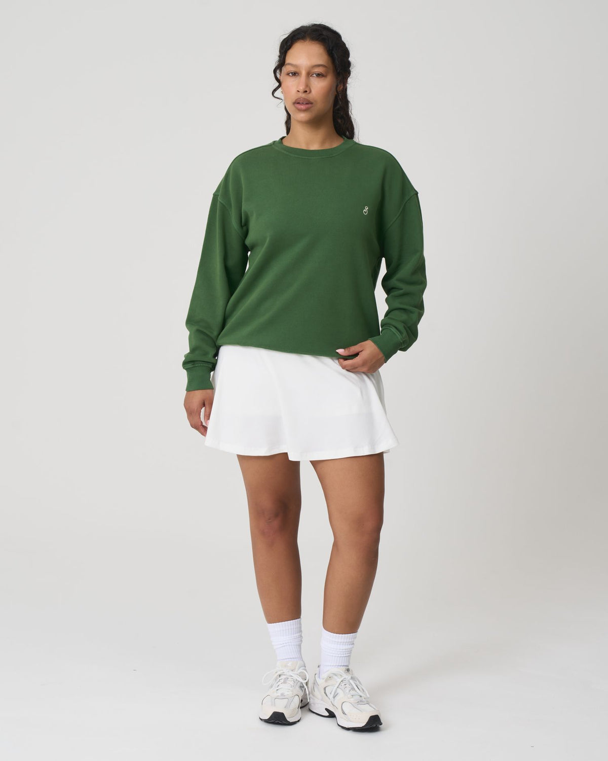 Sauce Sport Unisex Crew Sweater Leaf Green