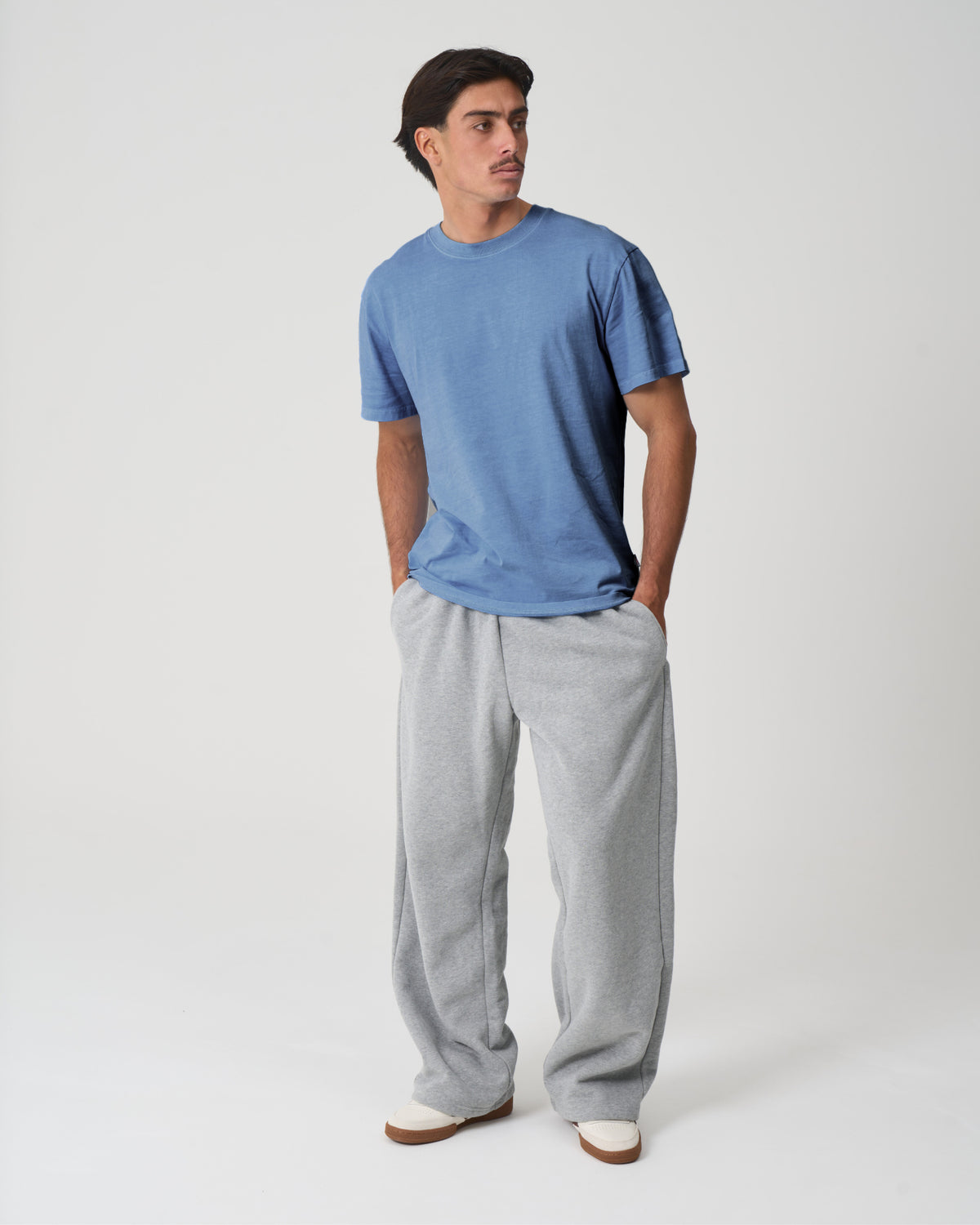 Miami Relaxed Unisex Tee Powder Blue