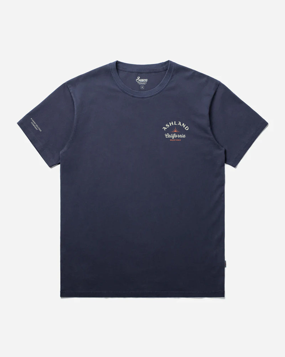 Ashland Jackson Premium Tee Navy Tees The Sauce Basics
