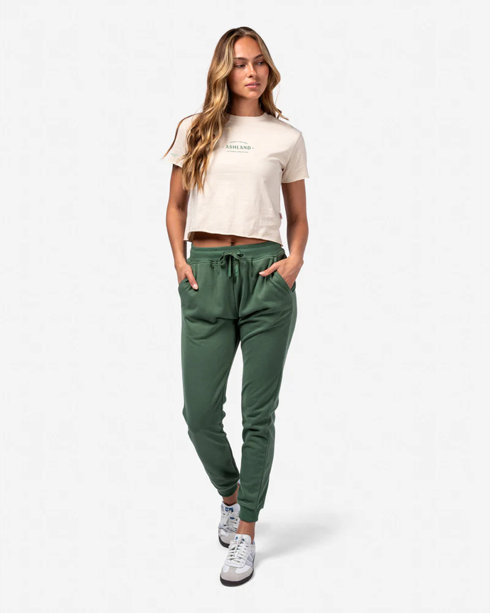 Ashland Ella Crop Tee Bone Tees The Sauce Basics