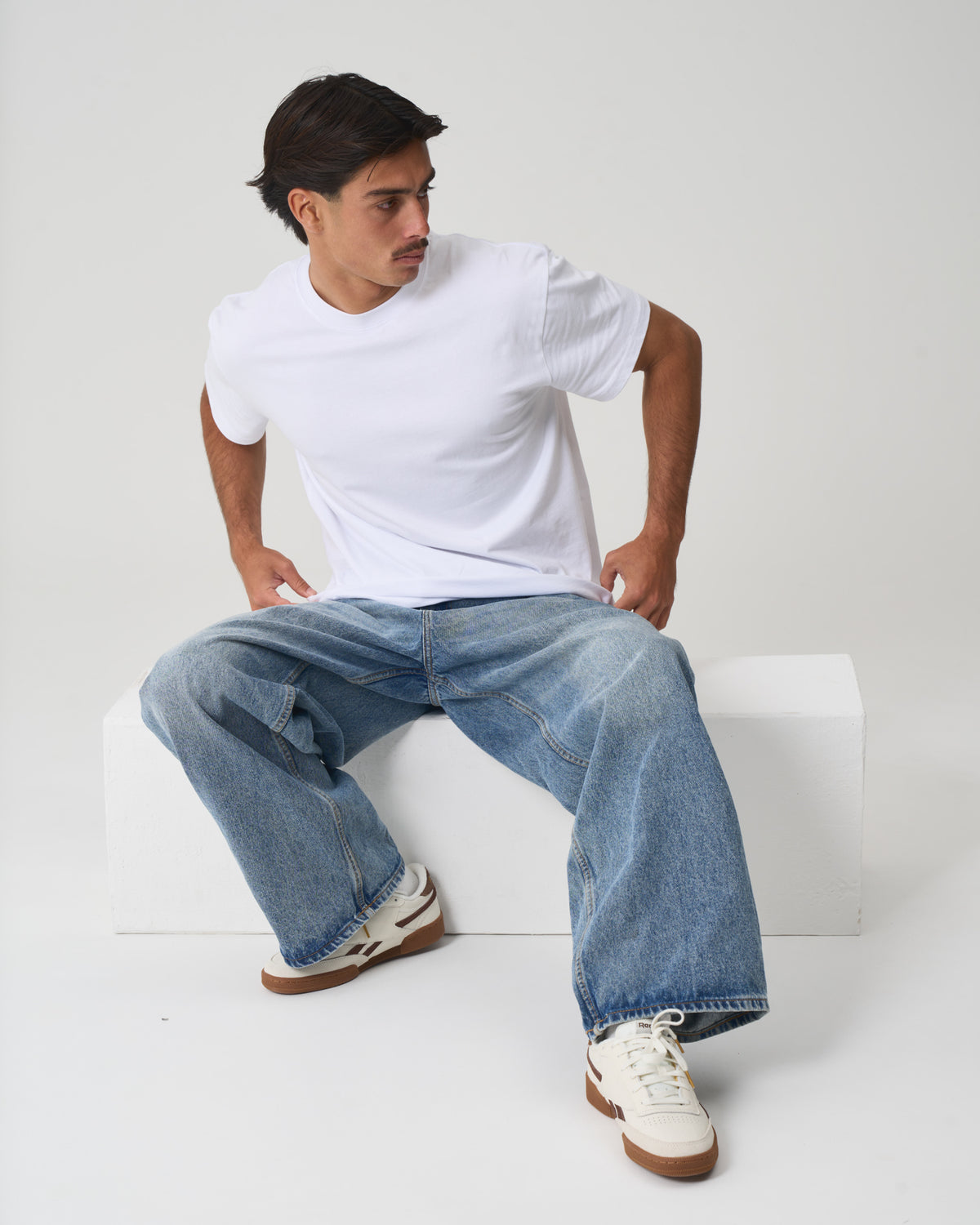 Miami Relaxed Unisex Tee White
