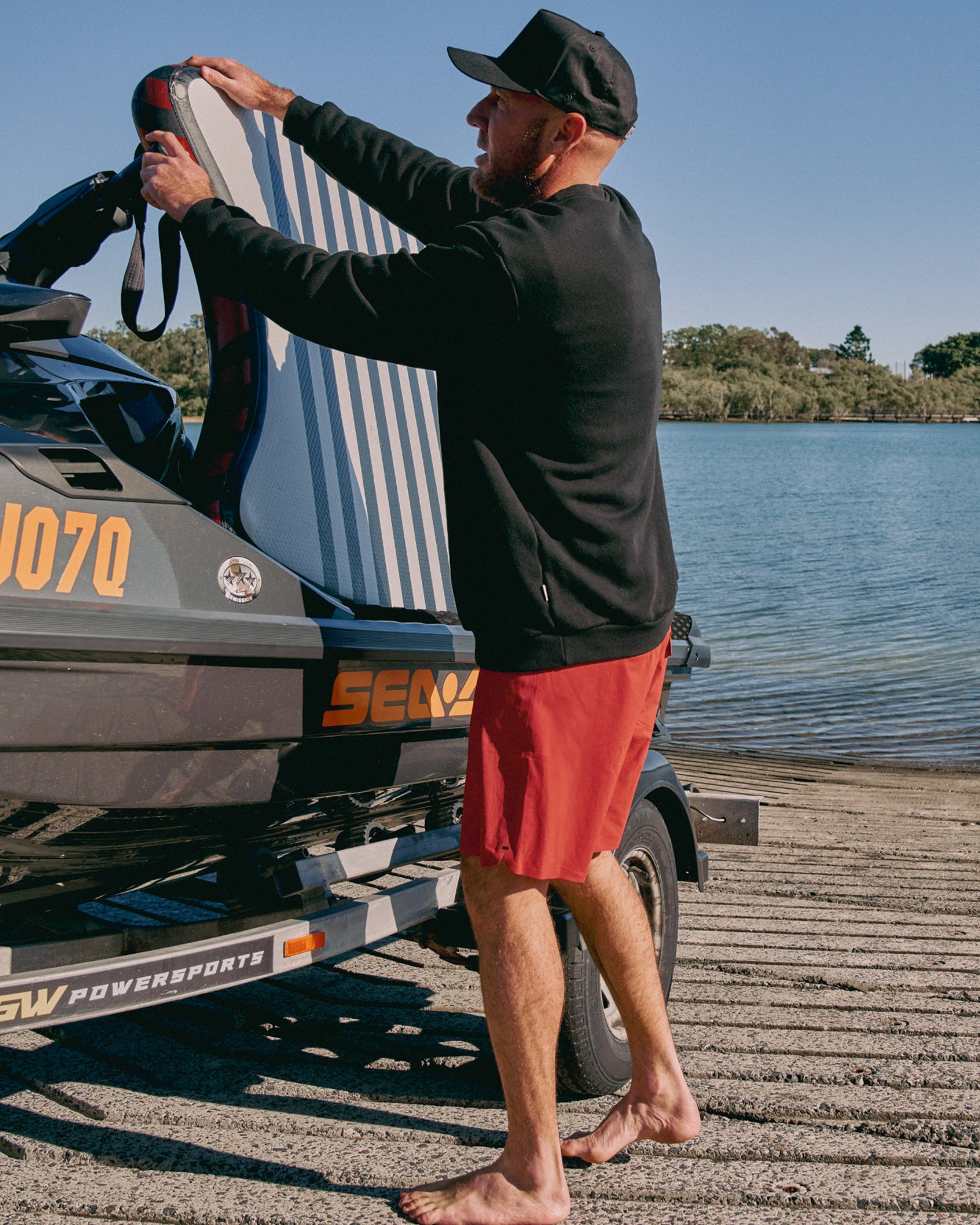 Premium Surf Trunk Trunks The Sauce Basics