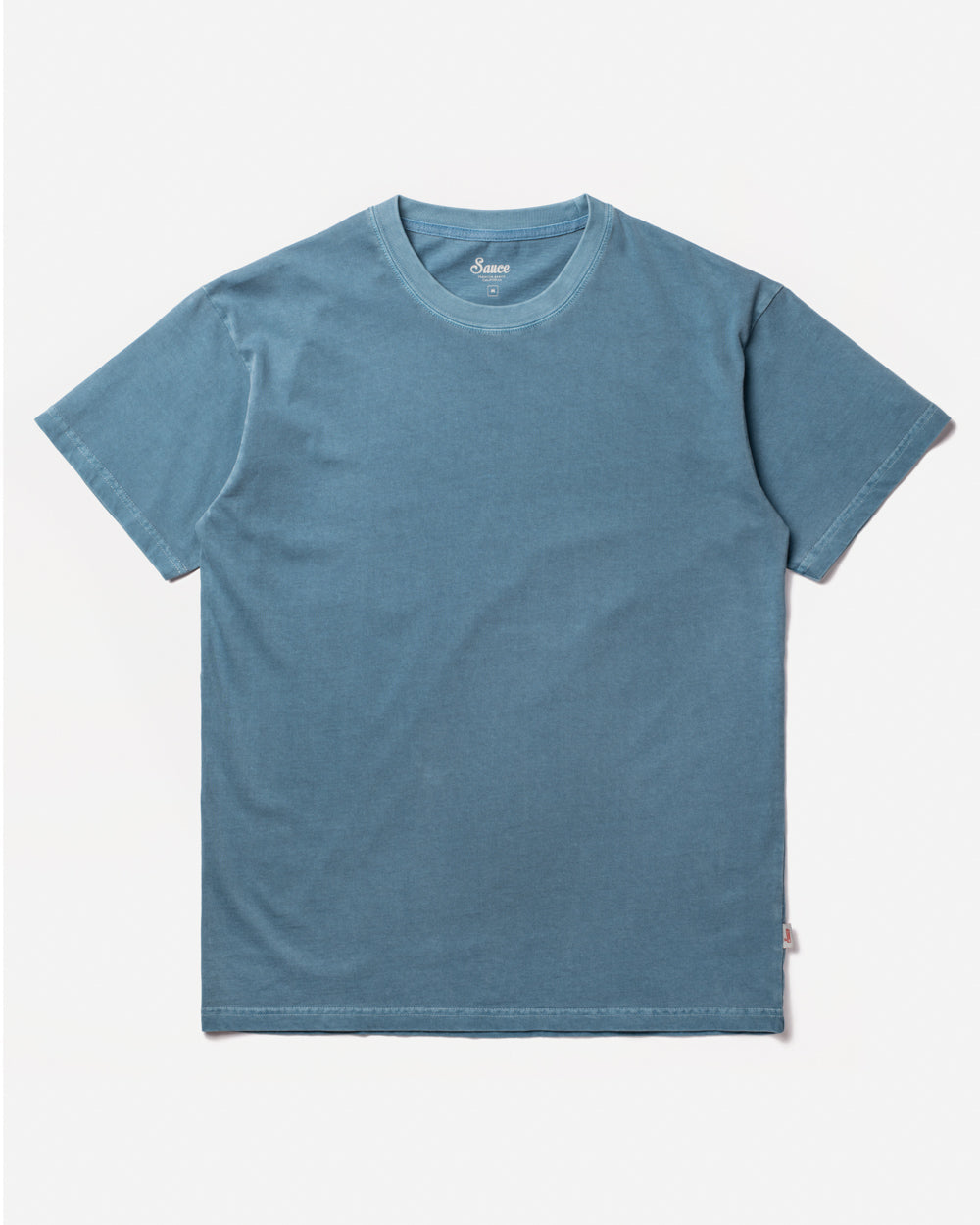 Garment-Dyed Tee Tees The Sauce Basics S Petrol Blue 