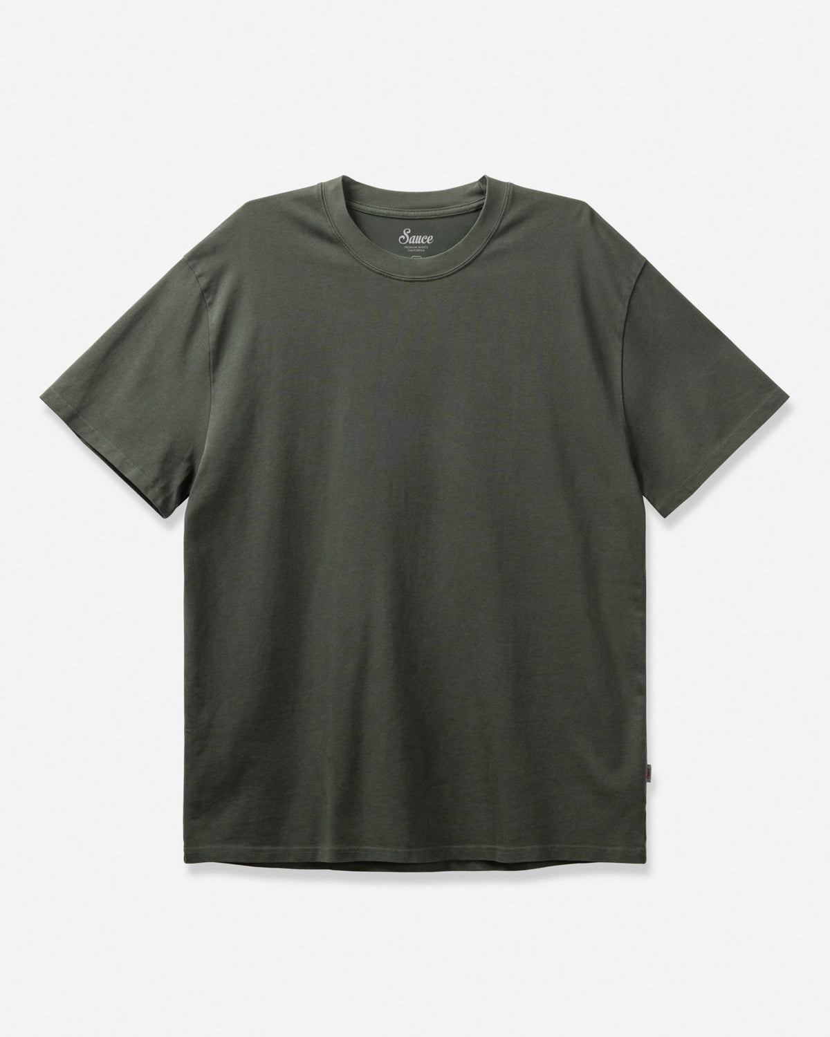 Austin Relaxed Unisex Tee Army Green