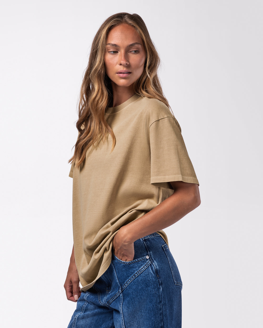 Austin Relaxed Unisex Tee Sand