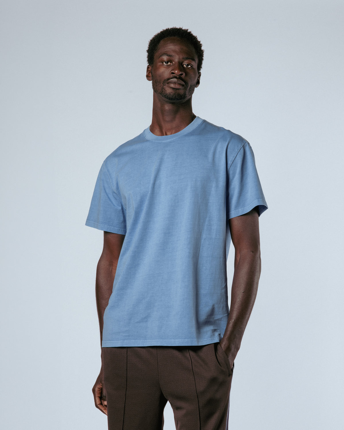Miami Relaxed Unisex Tee Powder Blue