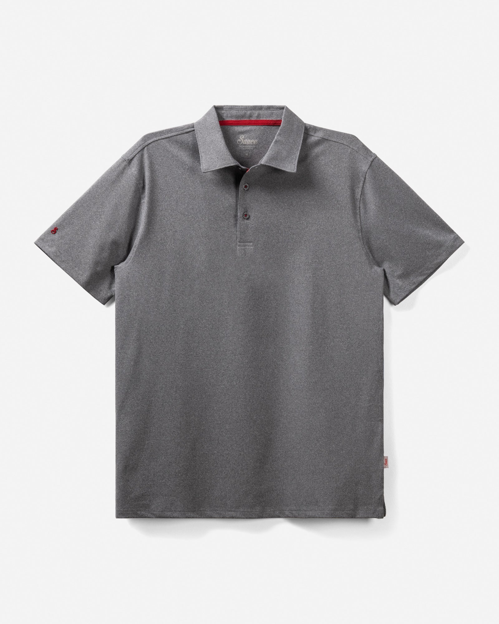 Luxeloom Performance Polo Heather Grey | Golf Polo