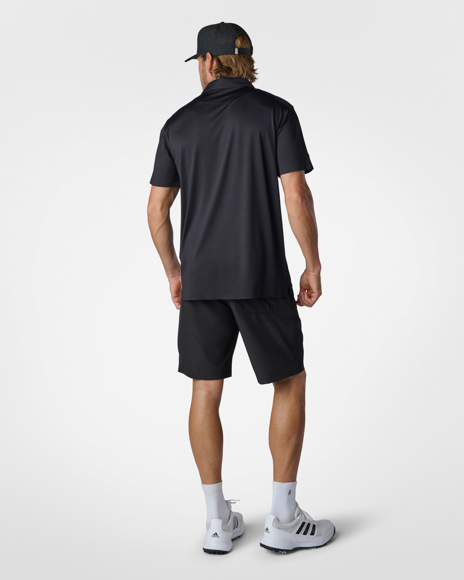 AIRlite Performance Polo Black Polos The Sauce Basics