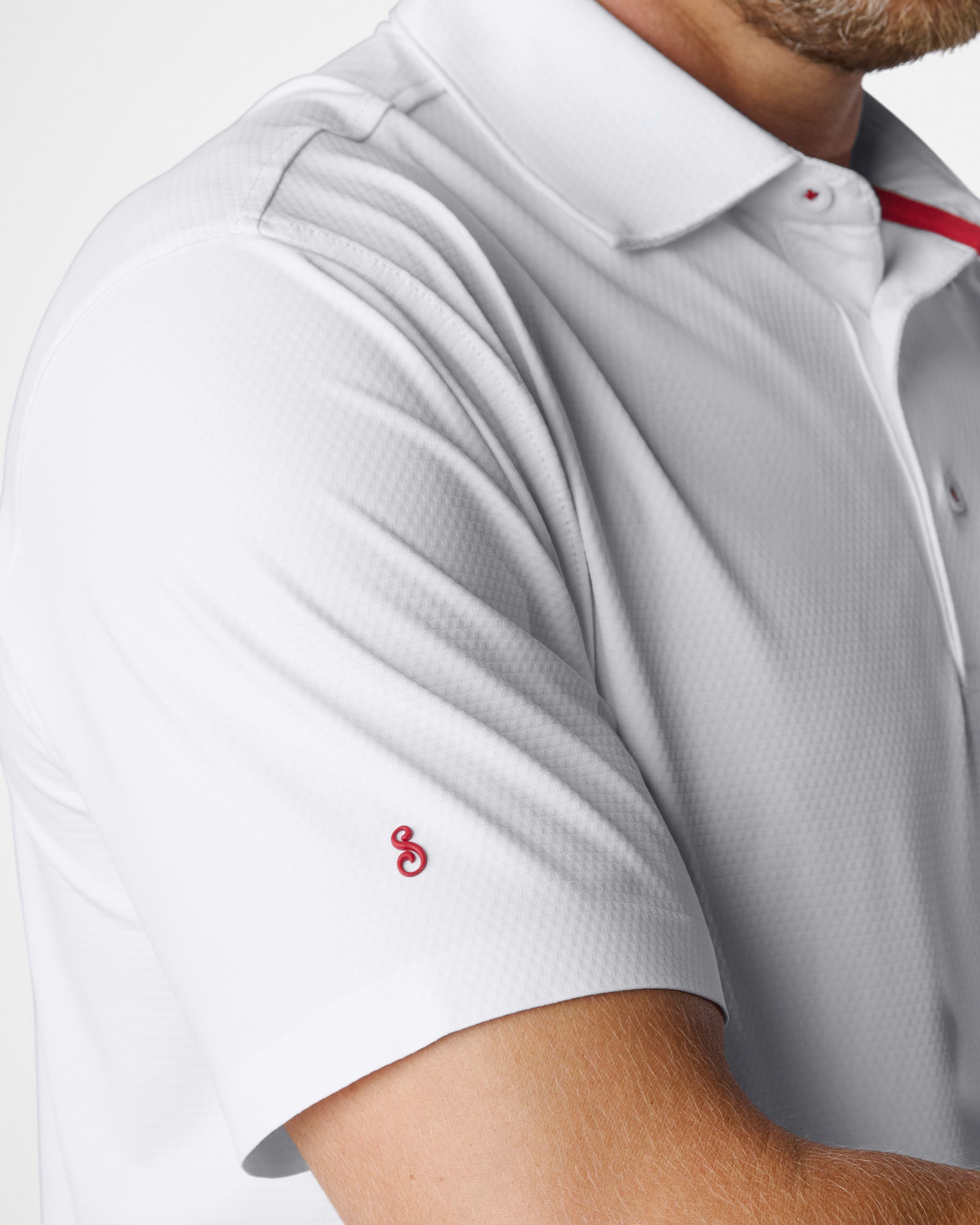 AIRlite Performance Polo White Polos The Sauce Basics