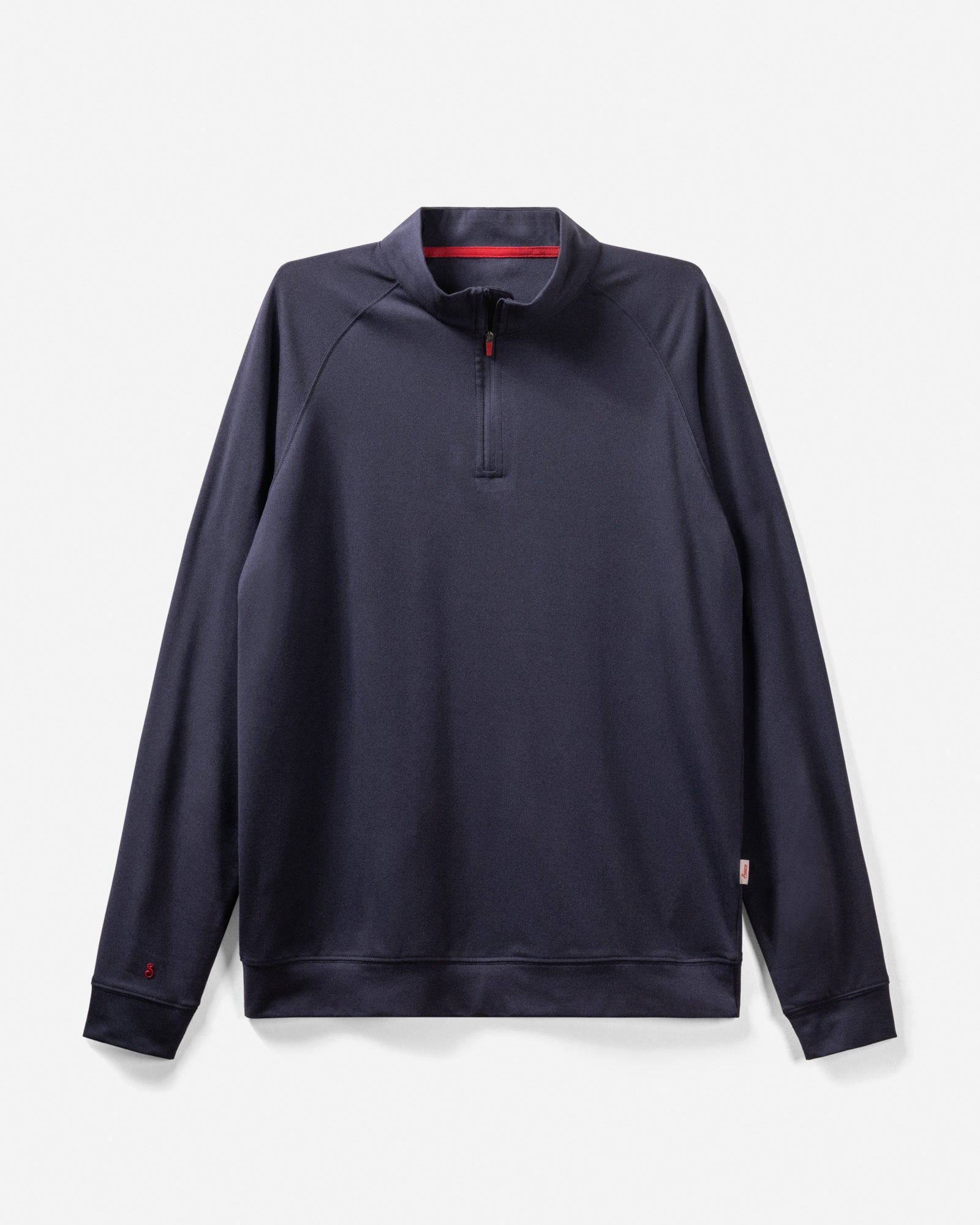 LuxeLoom LS Quarter Zip Navy Sweaters The Sauce Basics