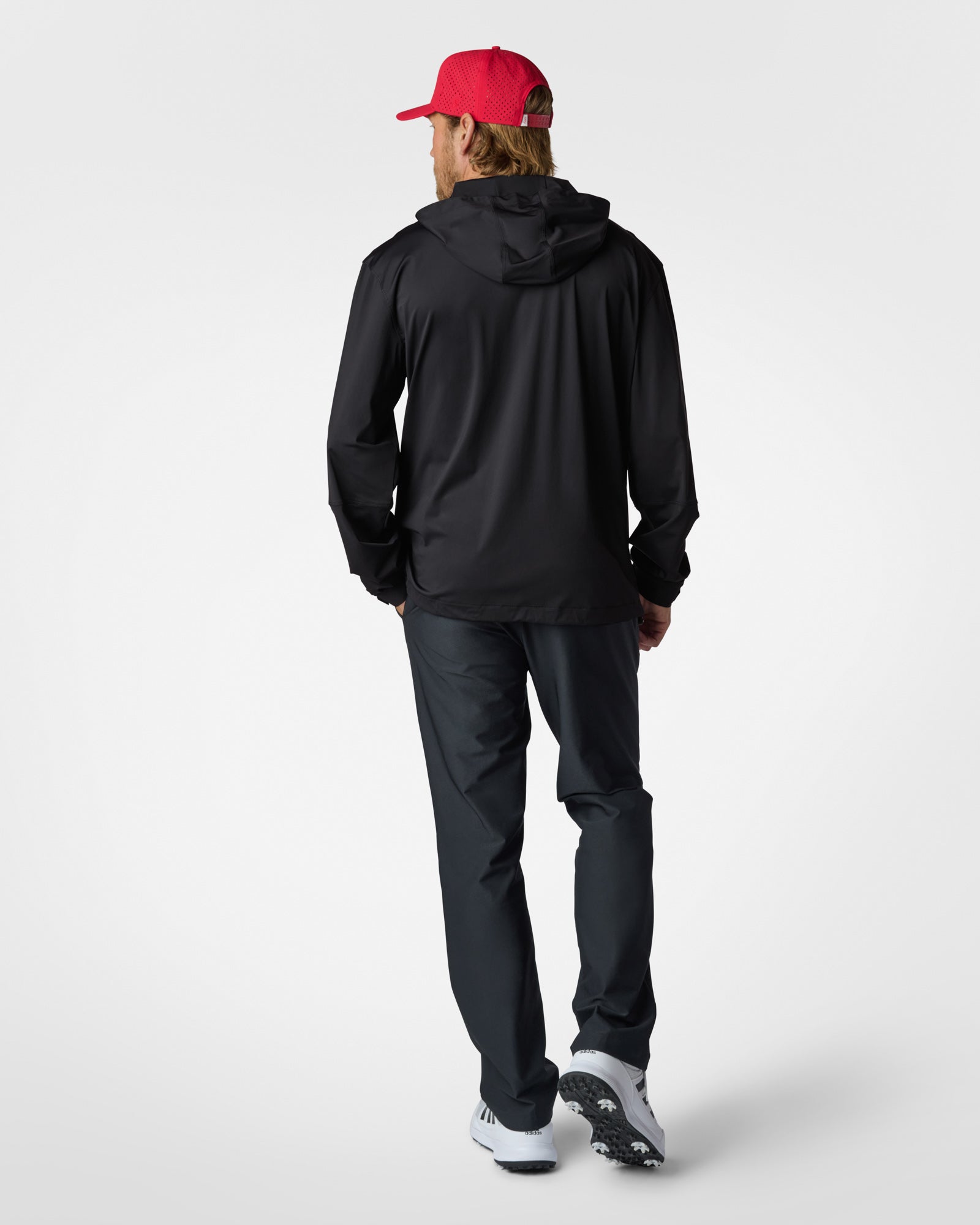 Lightweight Performance Windbreaker Black Windbreakers The Sauce Basics