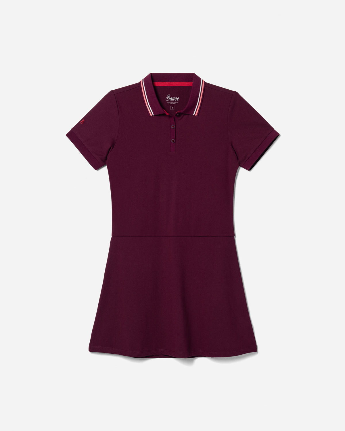 Torrey Performance Polo Dress & Short Merlot
