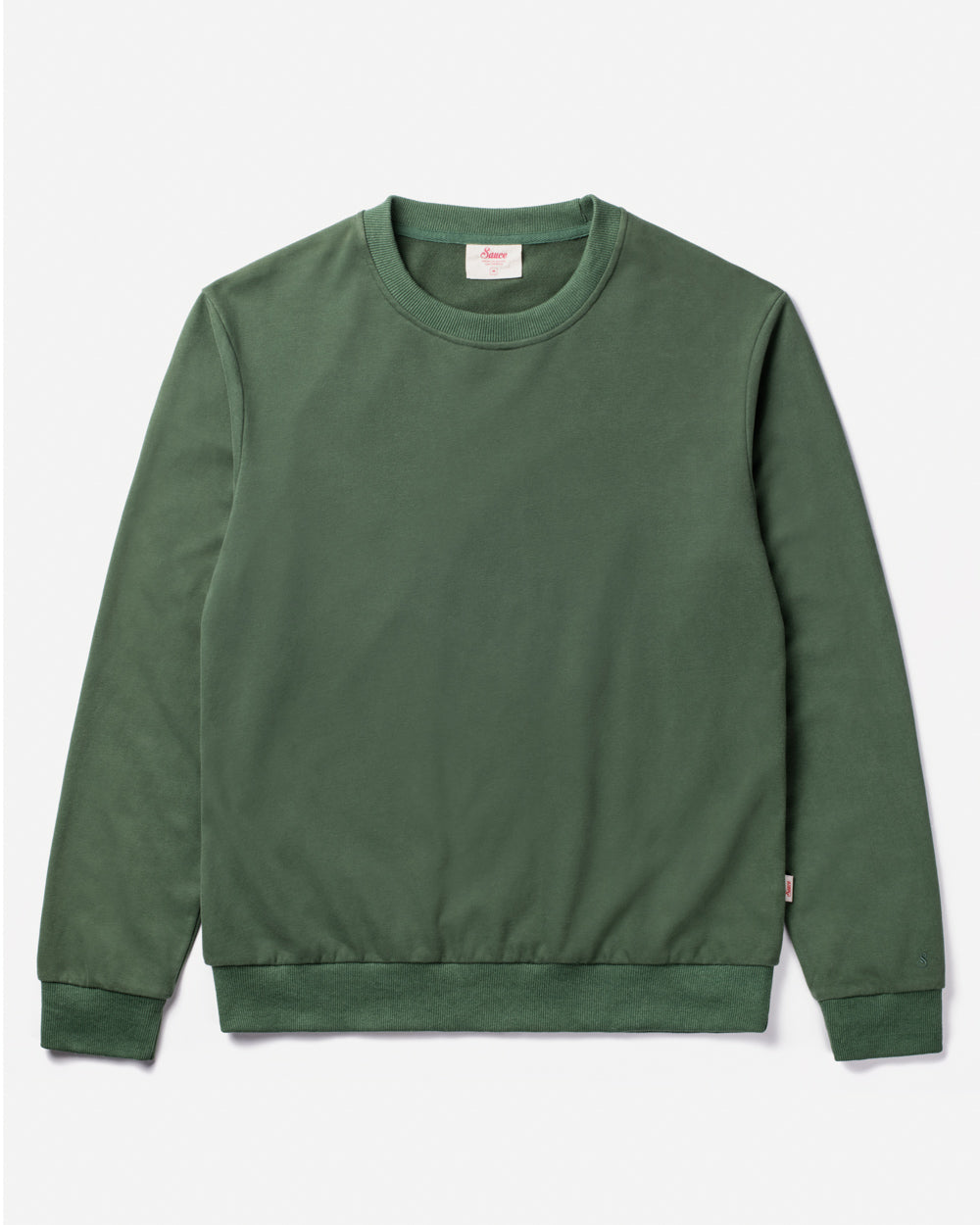 Lightweight Crewneck Crewnecks The Sauce Basics XS Leaf Green 