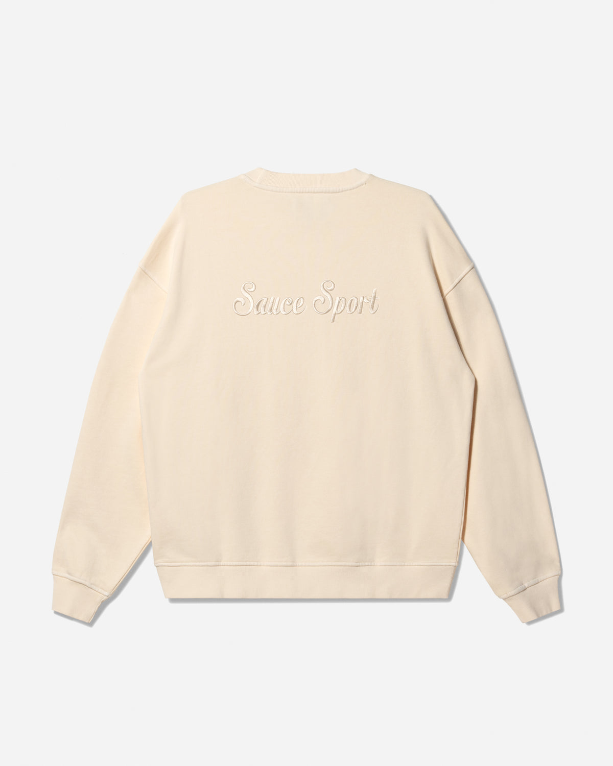 Sauce Sport Unisex Crew Sweater Creme