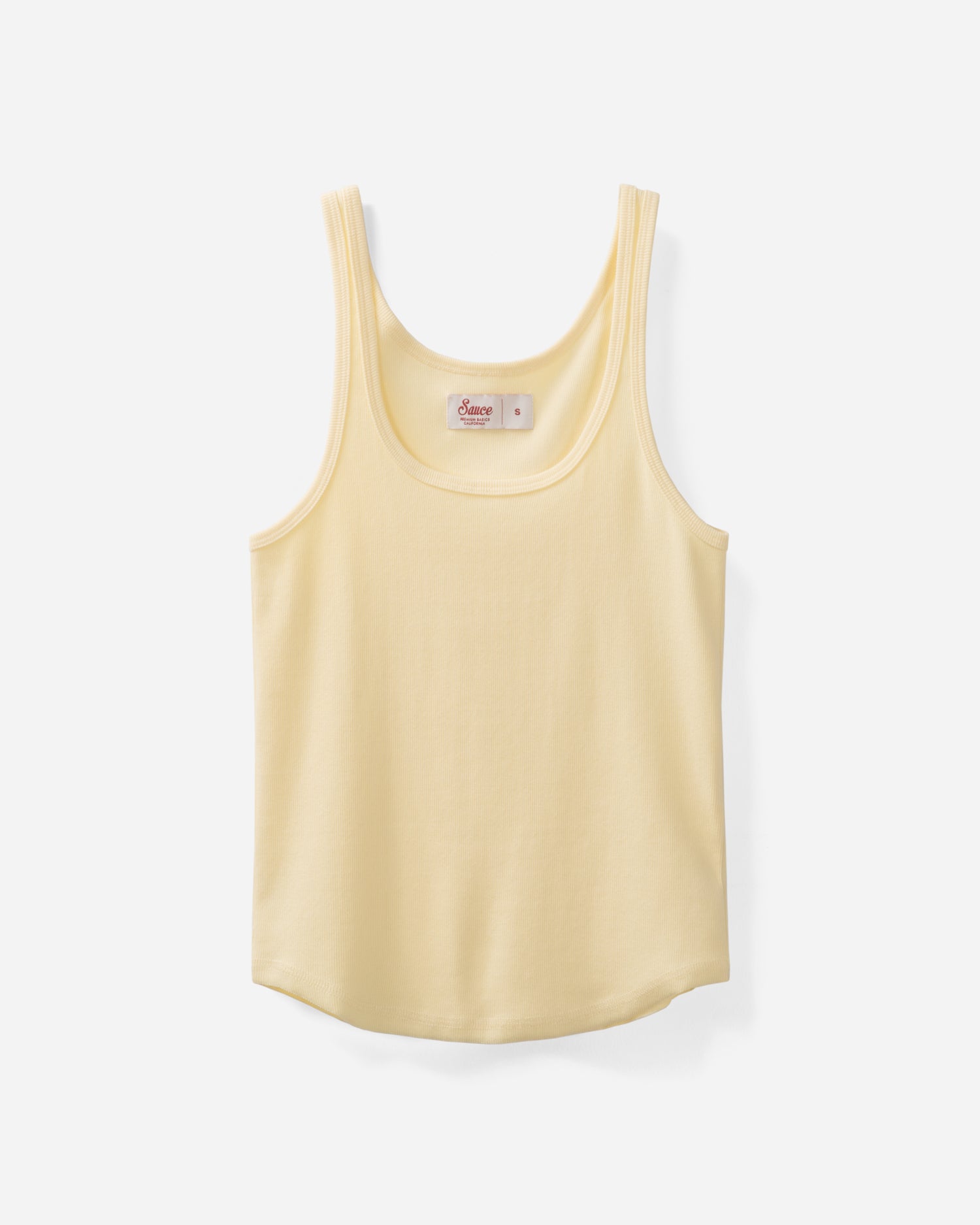 Lucy Scoop Tank Lemon Tanks The Sauce Basics