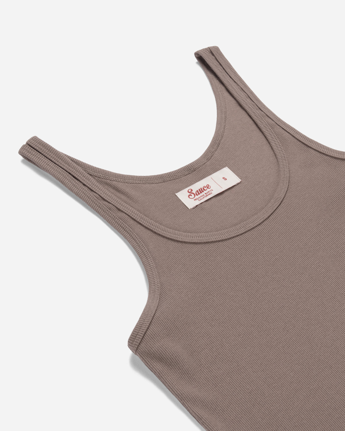 Lucy Scoop Tank Mocha