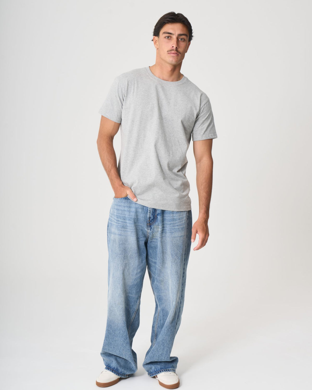 Jackson Premium Unisex Tee Athletic Heather Grey
